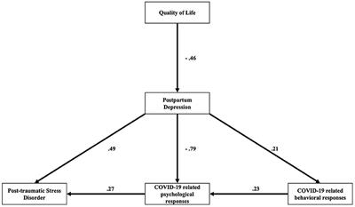 The Construct Structures of Psychological and Behavioral Responses to COVID-19 Pandemic in Pregnant Women